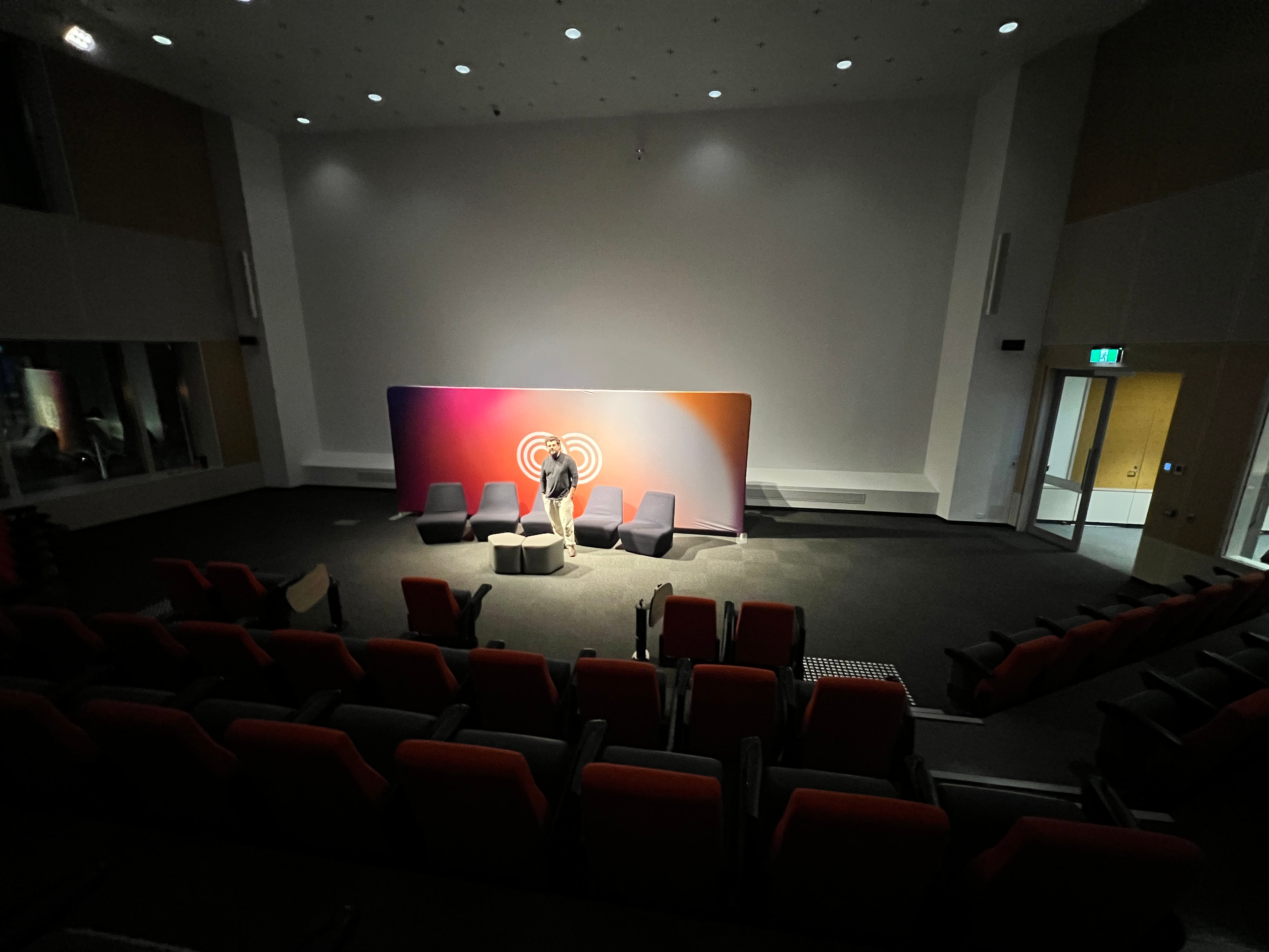 Speaker presenting at Autistic Pride Day 2025