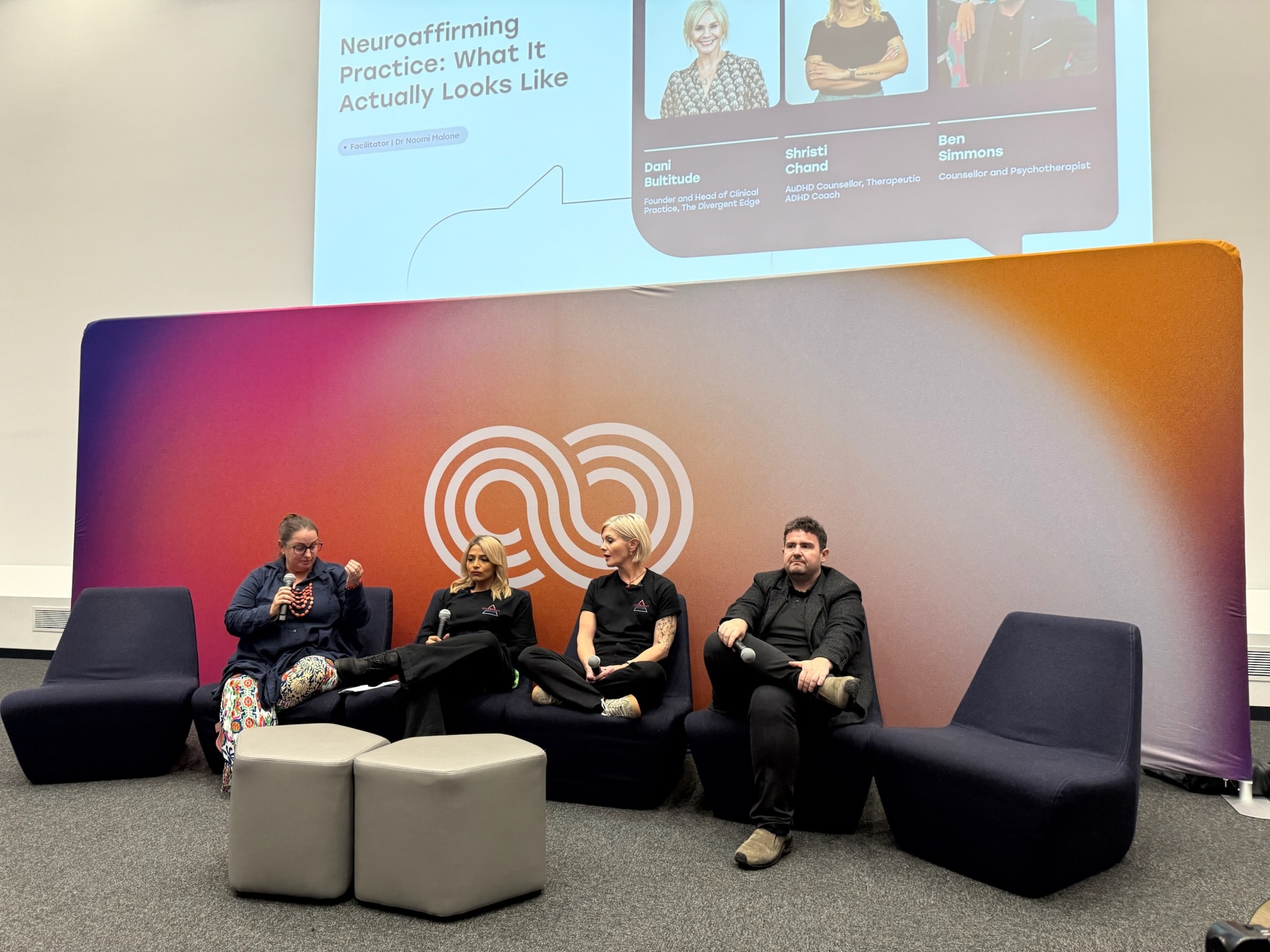 Panel discussion at Autistic Pride Day 2025