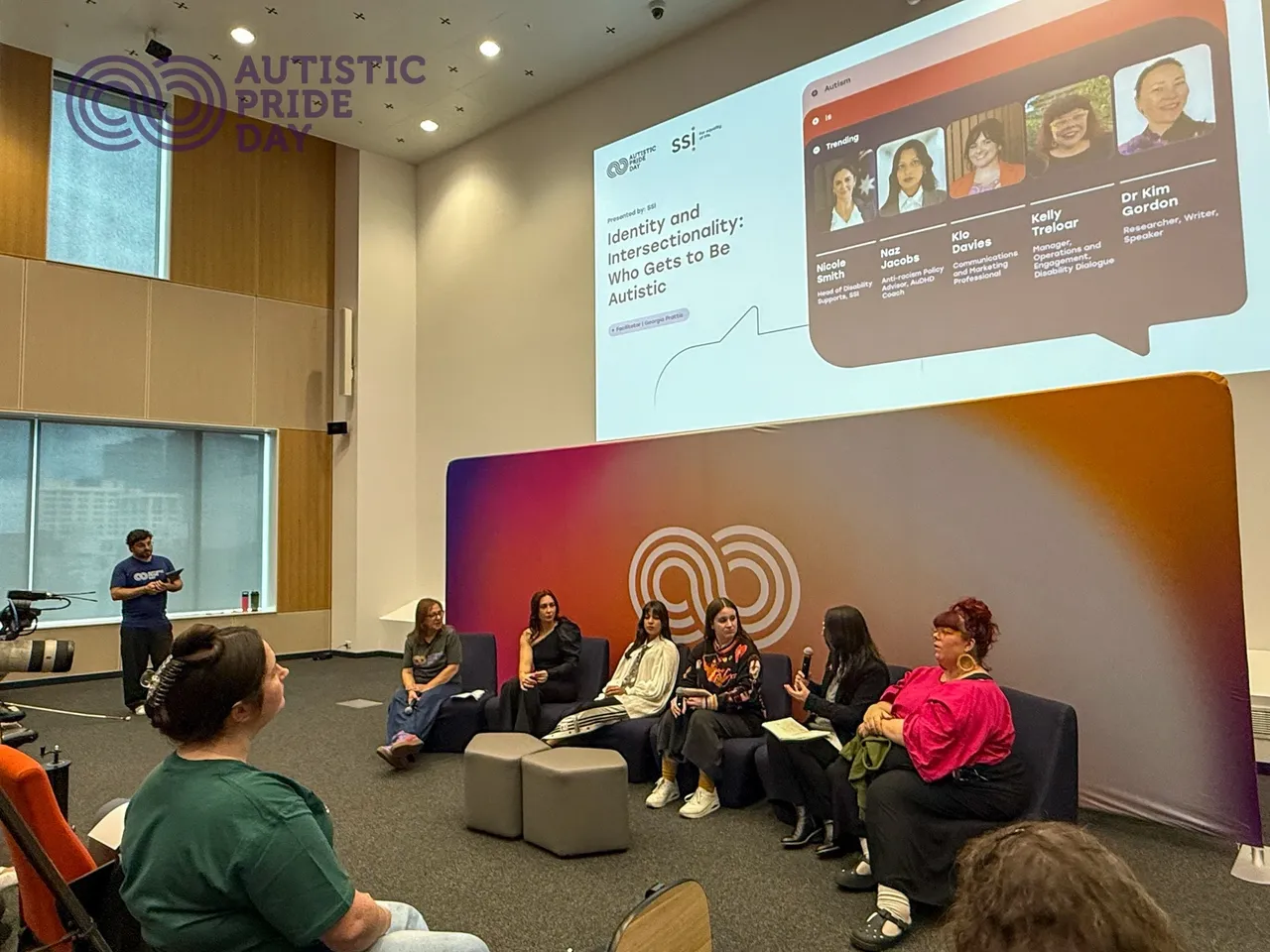 Identity and Intersectionality panel — "Who Gets to Be Autistic" at Think Autism