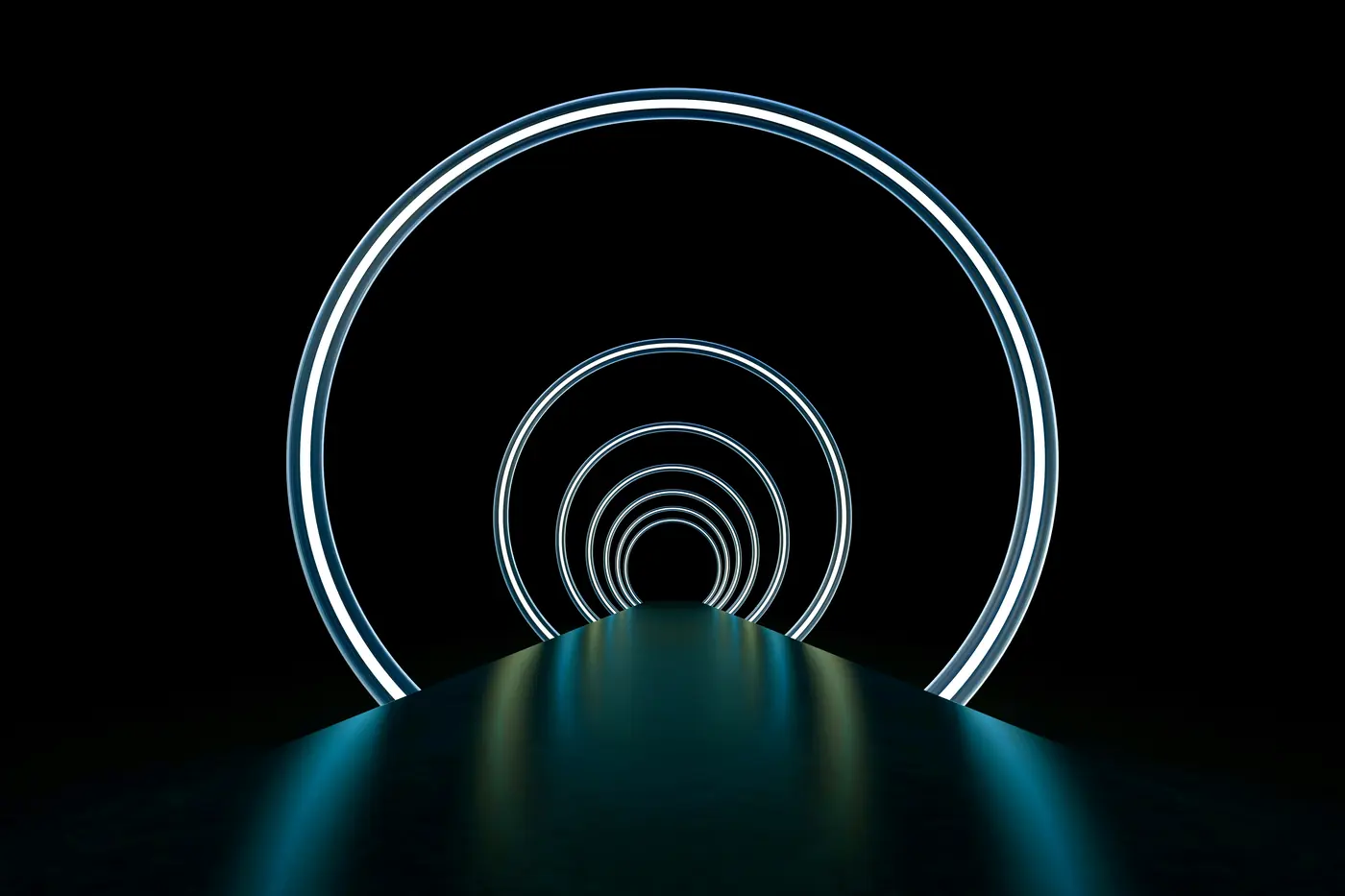 A neon sign reading Au, the chemical symbol for gold, glowing in the dark